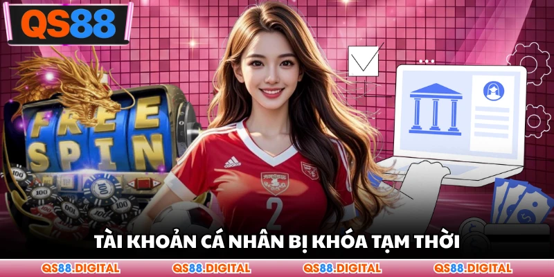 Tài khoản cá nhân bị khóa tạm thời